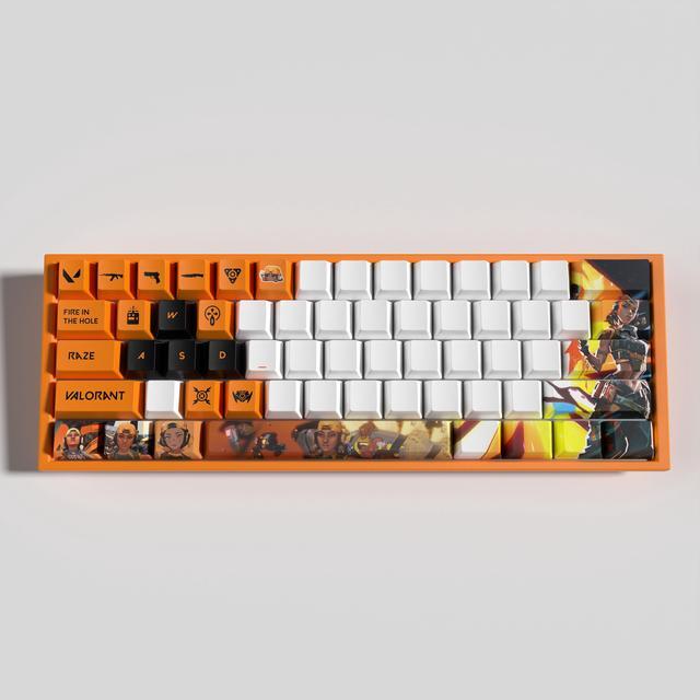 Alt view image 7 of 7 - VALORANT Themed Keycaps Raze PBT heat-sublimation keycaps 29 keys OEM high degree