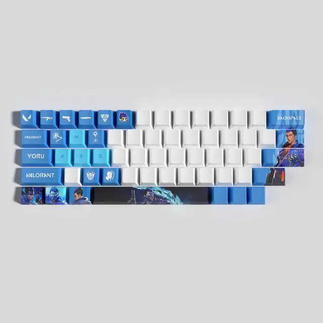 Alt view image 3 of 5 - VALORANT Themed Keycaps Yoru PBT heat-sublimation keycaps 29 keys OEM high degree