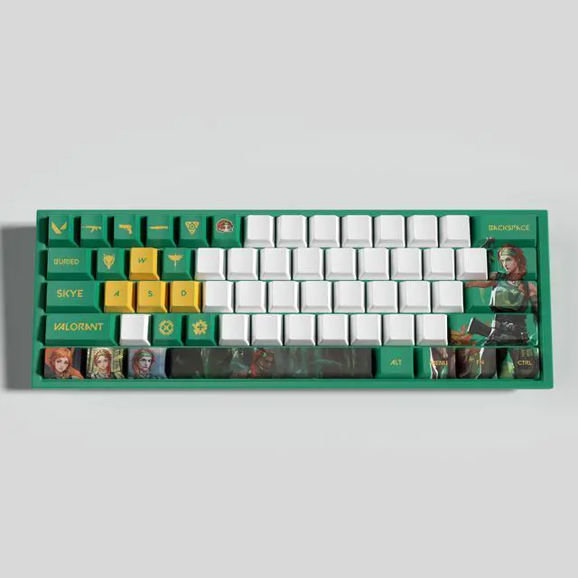 Alt view image 2 of 5 - VALORANT Themed Keycaps Skye PBT heat-sublimation keycaps 29 keys OEM high degree