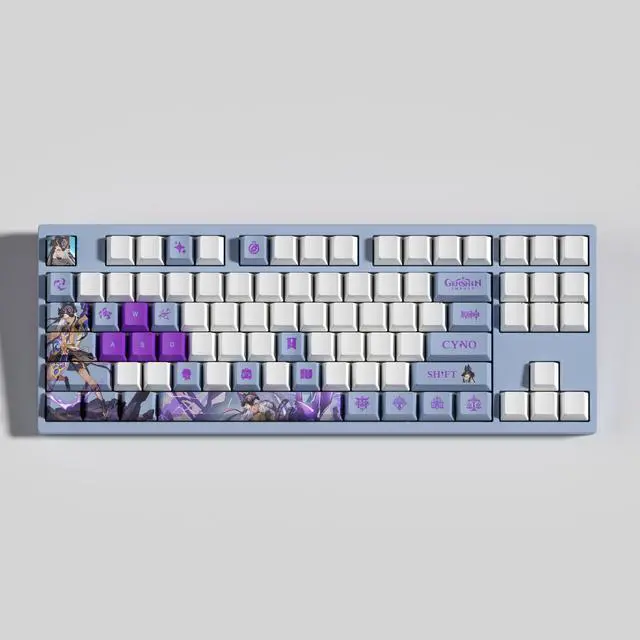 Alt view image 2 of 5 - Genshin Impact Themed Keycaps Cyno PBT heat-sublimation keycaps 29 keys OEM high degree