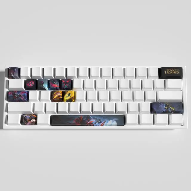 Main image of League of Legends Themed Keycaps Zed PBT heat-sublimation keycaps 12 keys OEM high degree