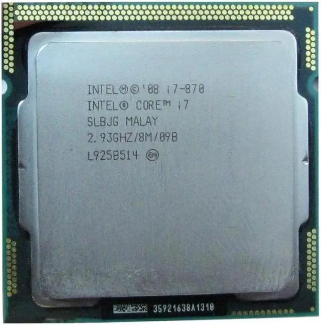 Main image of Core i7 870 45nm LGA 1156 central processing unit (CPU)