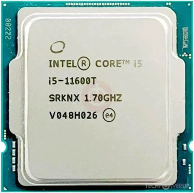 Main image of Core i5 11600T 14nm LGA 1200 central processing unit (CPU)