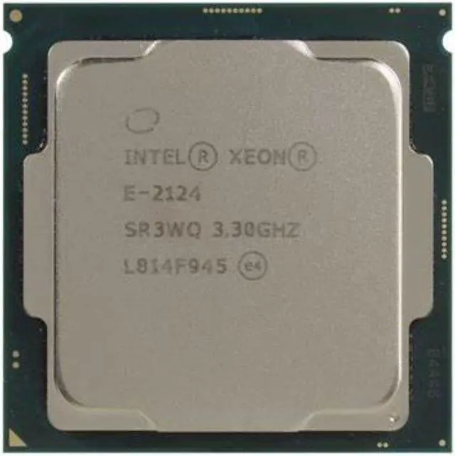 CPU Intel Xeon E-2124 512GB SSD Intel Xeon E-2124 (3.30 GHz) 4C - SR3WQ | PCSP
