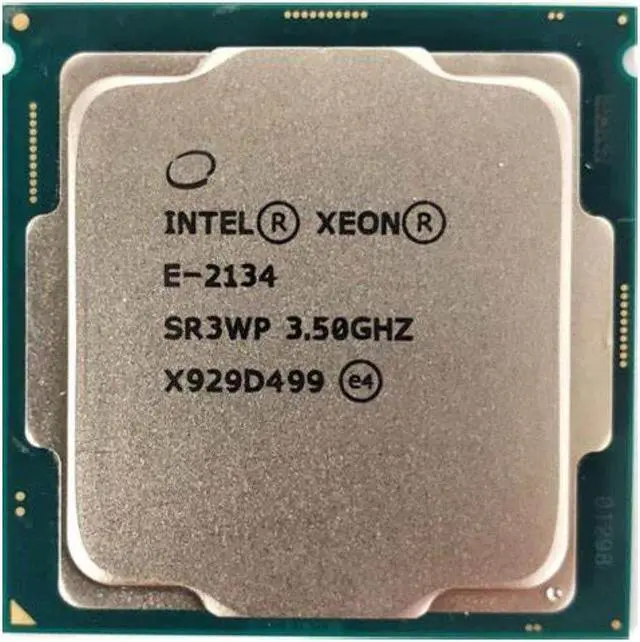 Main image of Xeon E-2134 14nm LGA 1151 central processing unit (CPU)
