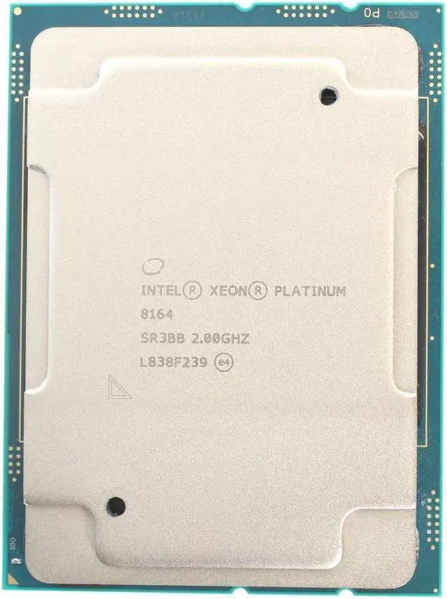 Main image of Xeon Platinum 8164 14nm LGA 3647 central processing unit (CPU)