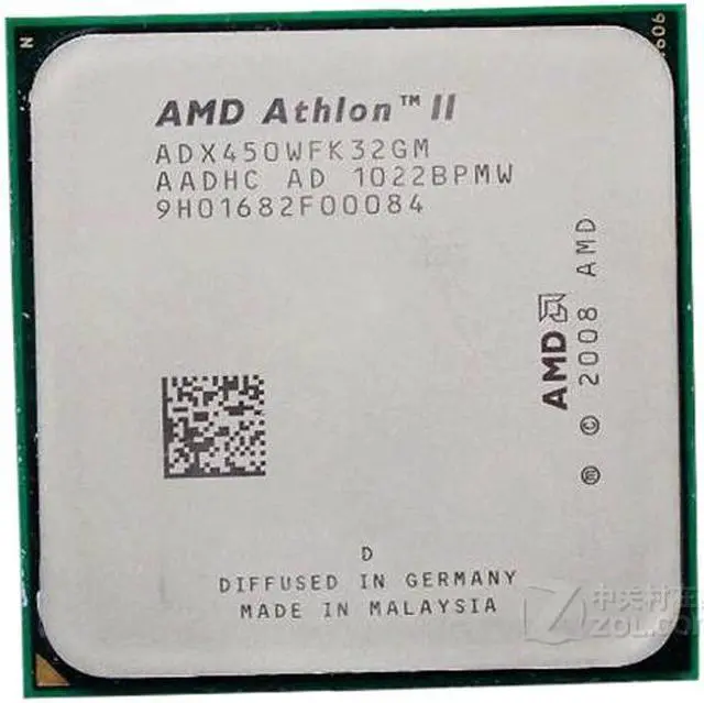 Main image of Athlon II X3 450 45nm Socket AM3 central processing unit (CPU)