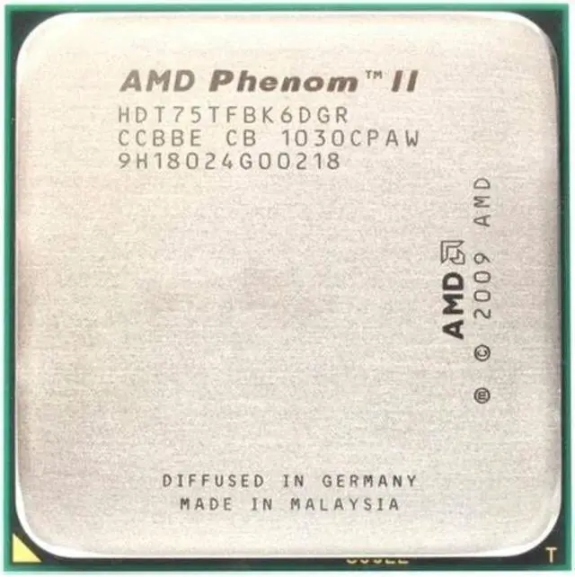 Main image of Phenom II X6 1075T Socket AM3 central processing unit (CPU)