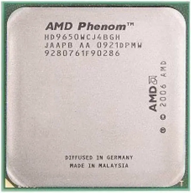 Main image of Phenom X4 9650 65nm Socket AM2+ central processing unit (CPU)