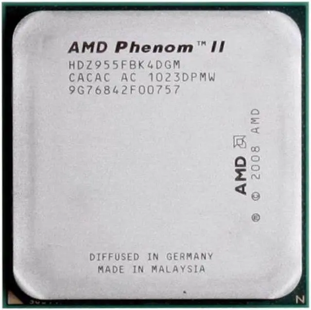 Main image of Phenom II X4 955 45nm Socket AM3 central processing unit (CPU)