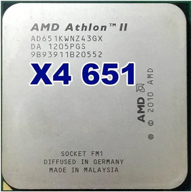 Main image of Athlon II X4 651 32nm Socket FM1 central processing unit (CPU)
