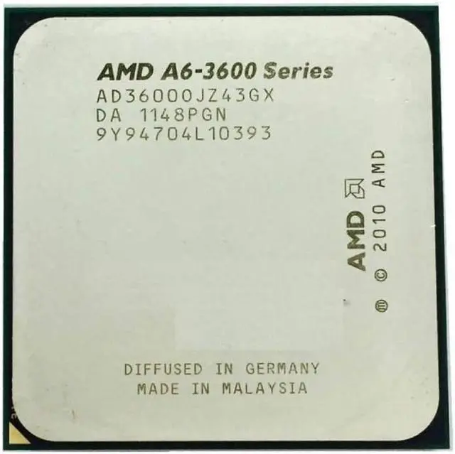 Main image of A6-3600 32nm Socket FM1 central processing unit (CPU)
