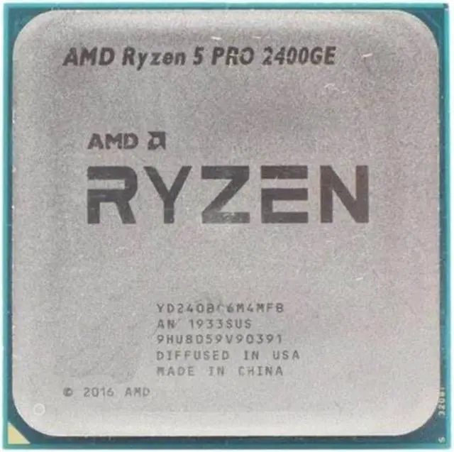 Main image of Ryzen 5 PRO 2400GE 14nm Socket AM4 central processing unit (CPU)
