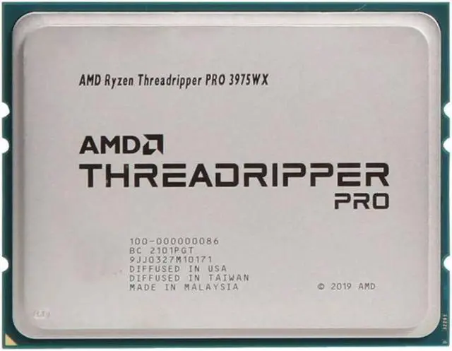 Main image of Ryzen ThreadRipper Pro 3975WX 7nm central processing unit (CPU)