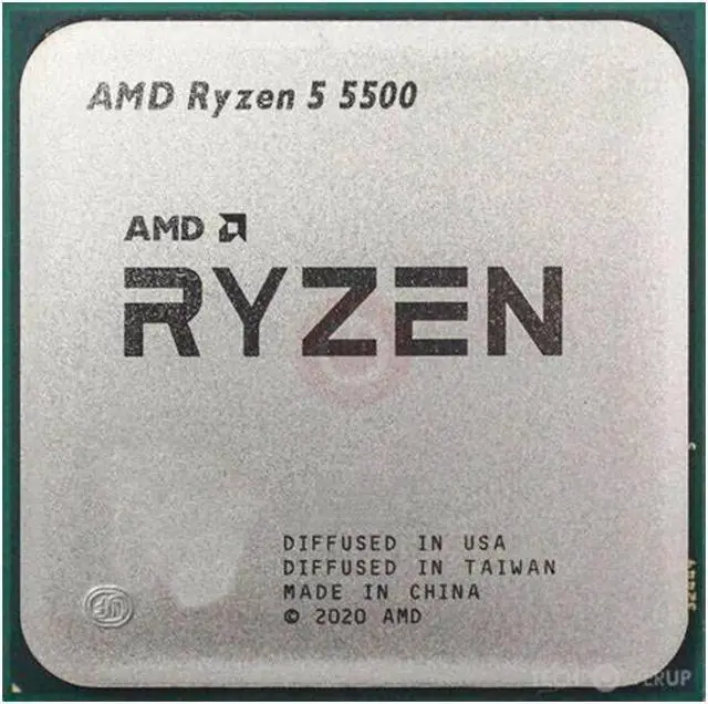 Main image of Ryzen 5 5500 7nm Socket AM4 central processing unit (CPU)