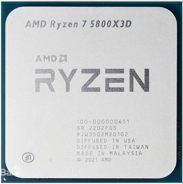 Main image of Ryzen 7 5800X3D 7nm Socket AM4 central processing unit (CPU)