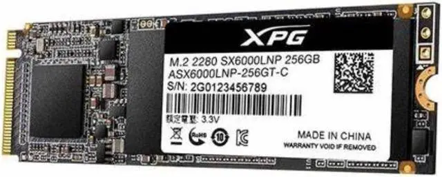 Main image of Intemational Version XPG SX6000 LiTBe M.2 PCIe (256GB) Desktop Internal Solid State Drive (SSD)