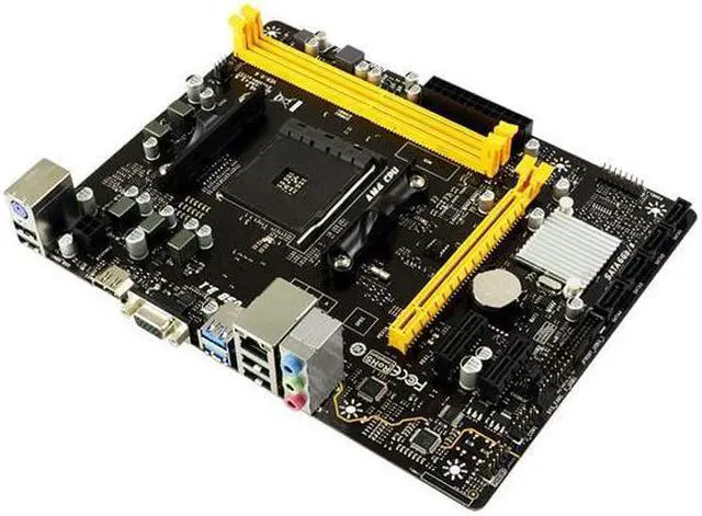 Alt view image 3 of 4 - BIOSTAR Biostar A320MH A320MH AM4 Micro ATX AMD Motherboard