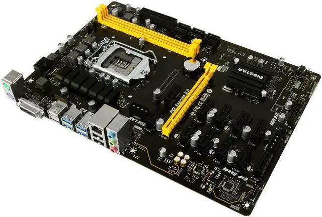 Alt view image 2 of 2 - BIOSTAR TB250-BTC PRO LGA 1151 12 GPU SUPPORT ETH ZEC 3 YEAR WARRANTY
