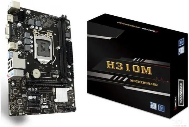 Alt view image 3 of 4 - Biostar H310MHP Intel H310 2×DDR4 DIMM Micro ATX LGA 1151 PCI-E 3.0