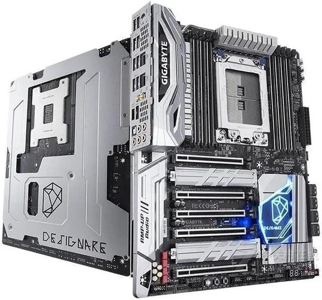 Alt view image 3 of 5 - For Motherboard X399 DESIGNARE EX ATX 8×DDR4 DIMM Socket TR4 PCI-E 3.0