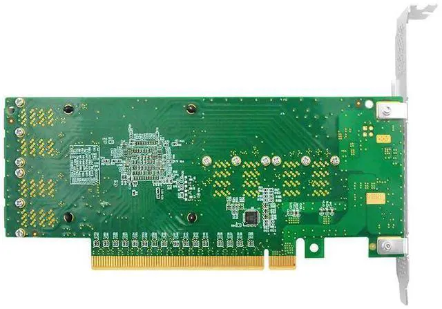 Alt view image 4 of 7 - Linkreal 8 Port U.2 to PCI Express x16 SFF-8639 NVMe SSD Adapter with SFF-8643 Mini-SAS HD 36 Pin Connector and PLX8749 chipset for Servers