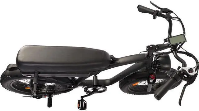 Alt view image 6 of 7 - Bezior Electric Bike XF001 for Adults, 20" x 4.0 Fat Tire Electric Bicycle, 1000w Motor 48V 12.5Ah Removable Lithium Battery, 28MPH Snow Beach Mountain E-Bike Shimano 7-Speed Gear Ebikes