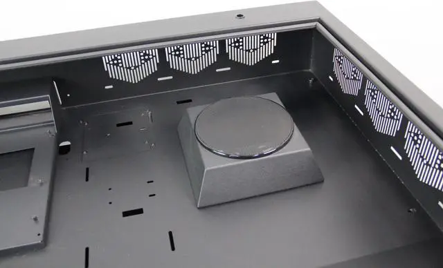 Alt view image 4 of 7 - ALAMENGDA BOOT-X  63" RGB Built-in ATX Full Tower PC Computer Case,  E-ATX/ATX/M-ATX/ITX Full-Tower  Tempered Glass Steel Desk Case,  All-in-one Table Case, Black