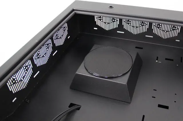 Alt view image 3 of 7 - ALAMENGDA BOOT-X  63" RGB Built-in ATX Full Tower PC Computer Case,  E-ATX/ATX/M-ATX/ITX Full-Tower  Tempered Glass Steel Desk Case,  All-in-one Table Case, Black