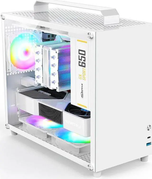 Btooer SUMIX-500 Mini Portable M-ATX/ITX Computer Case, MINI-Tower