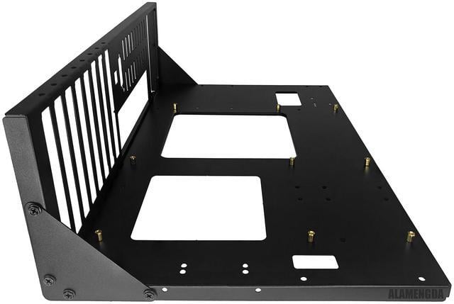 Alt view image 3 of 7 - ALAMENGDA Open Computer Case,Two-way Server ATX Motherboard Tray Test Stand, Test bench, ATX Mid Tower Mid Tower-2Pack