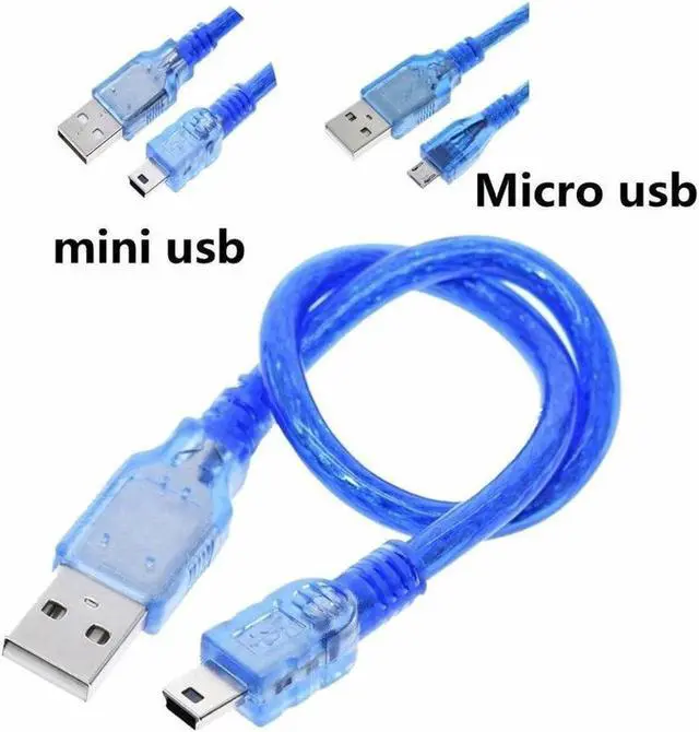 Main image of 30cm USB Cable for arduino Nano 3.0 USB to mini USB Micro USB CABLE for arduino