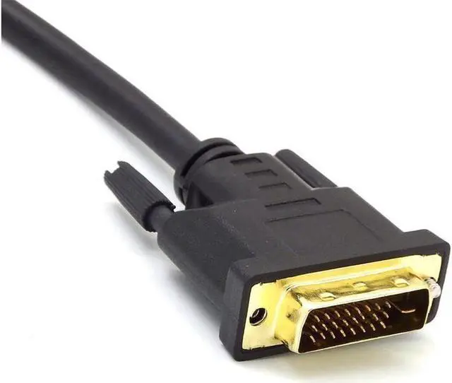 Alt view image 3 of 4 - DVI Male to 2 Ports HDMI Female Splitter Converter Cord Extension Cable 20cm