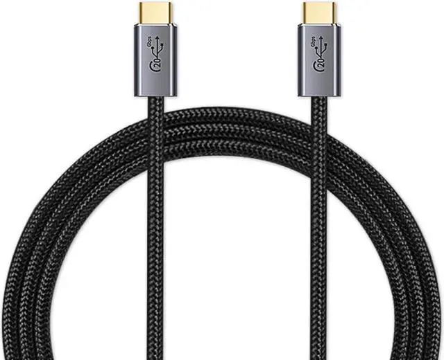 Alt view image 2 of 5 - USB C to USB C 3.2 20Gbps Cable, USB C 3.2 Gen 2×2 Cable for 8K@60Hz Video , PD 100W Fast Charging Compatible with MacBook Air Pro Yoga 4K 2K Type C Display Monitor - 3.3FT