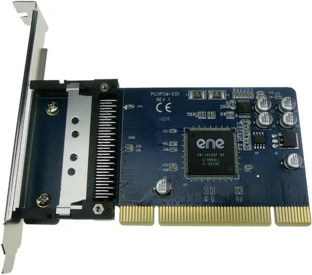 Main image of PCI to PCMCIA 16-bit (PCMCIA 2.1 / JEIDA 4.2) and 32-bit Cardbus PCMCIA PC Card to PCI Adapter Converter support low profile