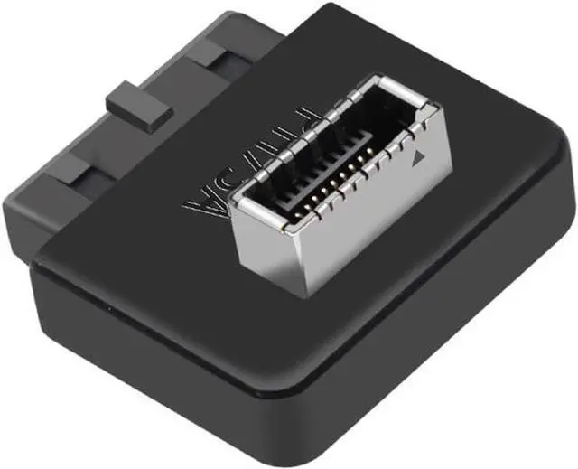 Main image of USB 3.0 / 3.1 Gen 2 IDC 20Pin to USB 3.1/3.2 Type-E A-Key Motherboard Internal USB Header Adapter Converter for Type C Front Panel Chassis Bracket (Standard Type-90 degree)