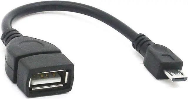 Alt view image 3 of 4 - 2 Pack USB 2.0 OTG Cable,Micro USB to USB Adapter, On The Go Adapter Micro USB Male to USB Female for Samsung S7 S6 Edge S4 S3, LG G4,Android Devices (Black)