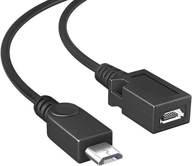 Alt view image 5 of 6 - USB OTG Adapter,2-in-1 Micro USB to Type A Female OTG Cord w/ External Micor-B Power Charging Port Y Splitter for Fire Stick,Android,2.5" SSD - 8 Inches,2 Pack