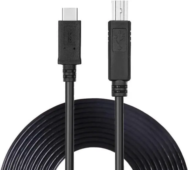 Main image of USB C to USB B Printer Cable, USB 2.0 Type C to Type B Male to Male Cable, Compatible with MacBo