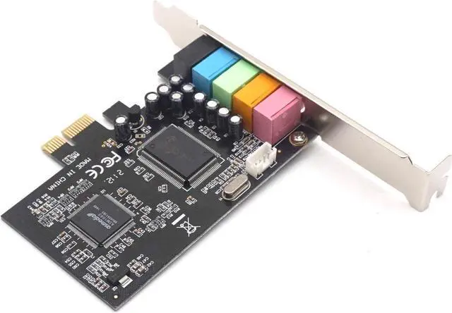 Alt view image 2 of 6 - PCIE PCI-Express Sound Card 5.1CH 5.1 Channel CMI8738 Chipset Audio Interface PCI-E 5.1 Stereo Digital Card Desktop Soundcard