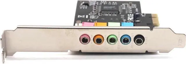 Alt view image 3 of 6 - PCIE PCI-Express Sound Card 5.1CH 5.1 Channel CMI8738 Chipset Audio Interface PCI-E 5.1 Stereo Digital Card Desktop Soundcard