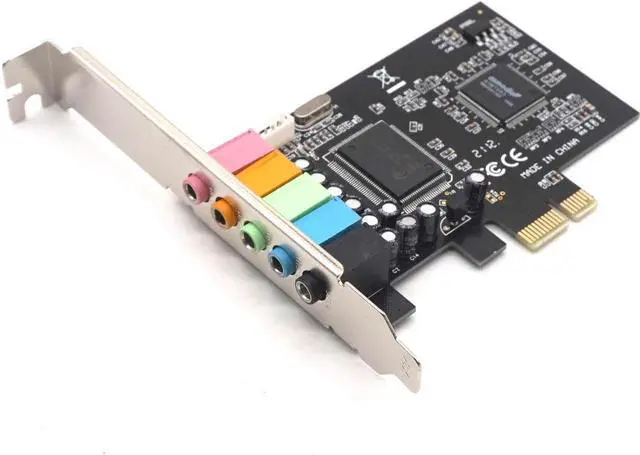 Alt view image 5 of 6 - PCIE PCI-Express Sound Card 5.1CH 5.1 Channel CMI8738 Chipset Audio Interface PCI-E 5.1 Stereo Digital Card Desktop Soundcard