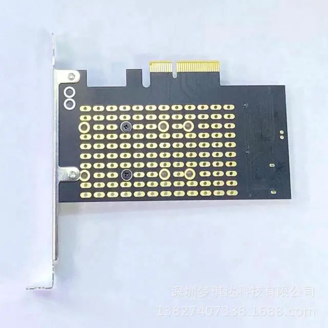 Alt view image 3 of 3 - Add on Cards PCIE To M2/M.2 Adapter SATA M.2 SSD PCIE Adapter NVME/M2 PCIE Adapter SSD M2 To SATA PCI-E Card M Key +B Key