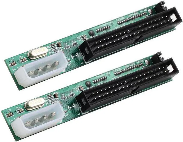 Main image of 2Pcs 2.5 Sata to 3.5 Inch IDE Card Sata to IDE Adapter Converter Male 40 Pin Port for ATA 133 100 HDD CD DVD Serial