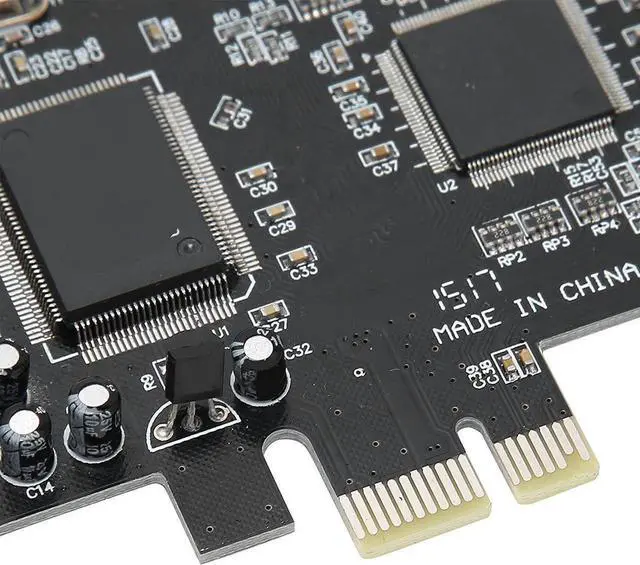 Alt view image 4 of 7 - PCIe Sound Card, Sound Card 6 Channels Stereo Desktop Audio Signal Conversion Hardware with Driver CD for Windows 7/Vista/XP 32/64bit