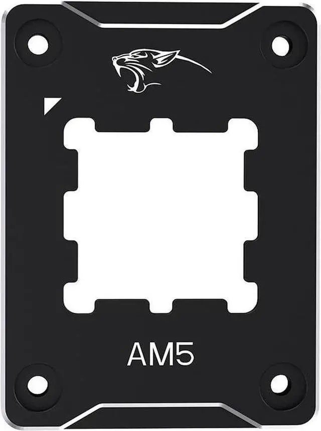 Main image of CPU Contact Frame Anti-Bending Buckle for AMD AM5 Aluminum Corrector Bracket Holder,AM5 Full-fit Fixed Non-Marking Mounter Fixing Frame, CPU Cooler Standard for X670 B650,Black