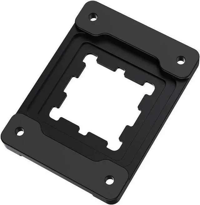 Alt view image 4 of 6 - CPU Contact Frame Anti-Bending Buckle for AMD AM5 Aluminum Corrector Bracket Holder,AM5 Full-fit Fixed Non-Marking Mounter Fixing Frame, CPU Cooler Standard for X670 B650,Black
