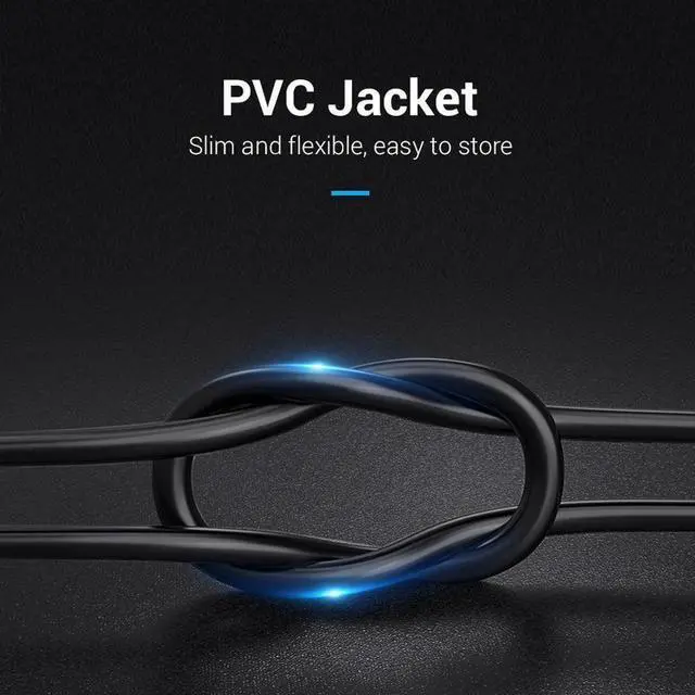 Alt view image 5 of 7 - HDMI to VGA, Gold-Plated HDMI to VGA 3.3 Feet Cable (Male to Male) Compatible for Computer, Desktop, Laptop, PC, Monitor, Projector, HDTV, Raspberry Pi, Roku, Xbox and More