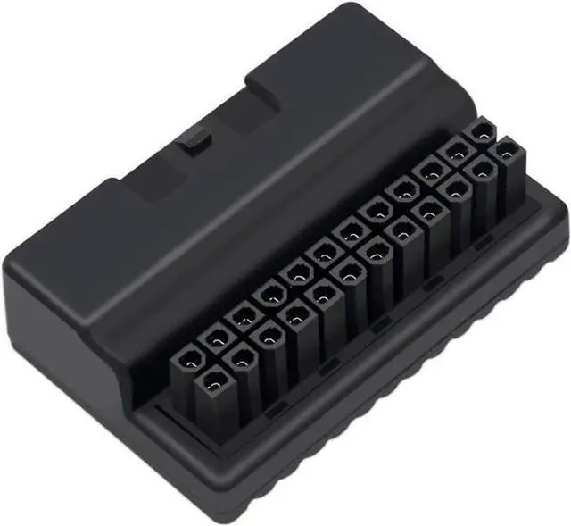 Main image of ATX 24Pin Male to Female 90 Degree Power Adapter ATX 24 Pin L Turn Right Angled Power Adapter Board for Desktop Motherboard PC Power Supply