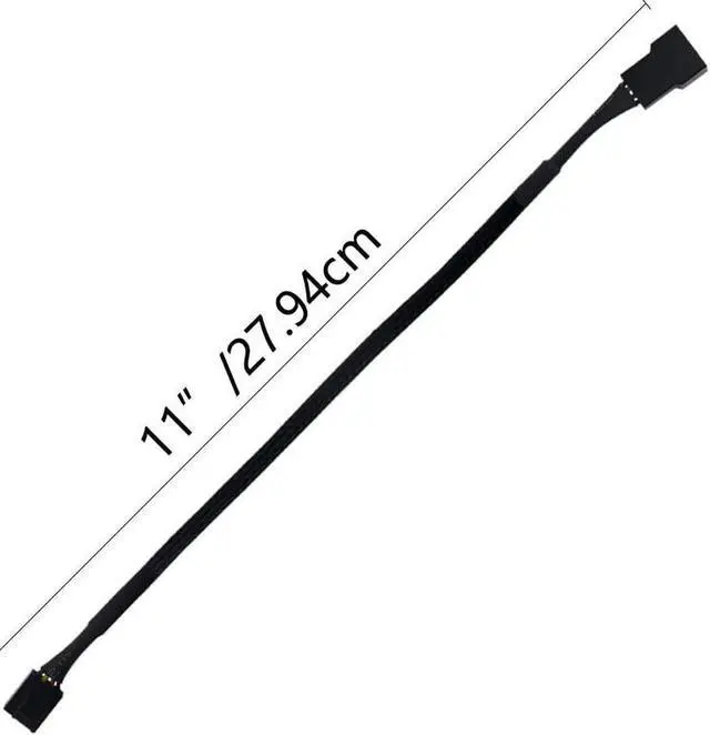 Main image of 10 PCS 10" 4 Pin Fan Extension Power Cable Computer PC Fan Power Extension Cable for PWM Fan Computer ATX Case